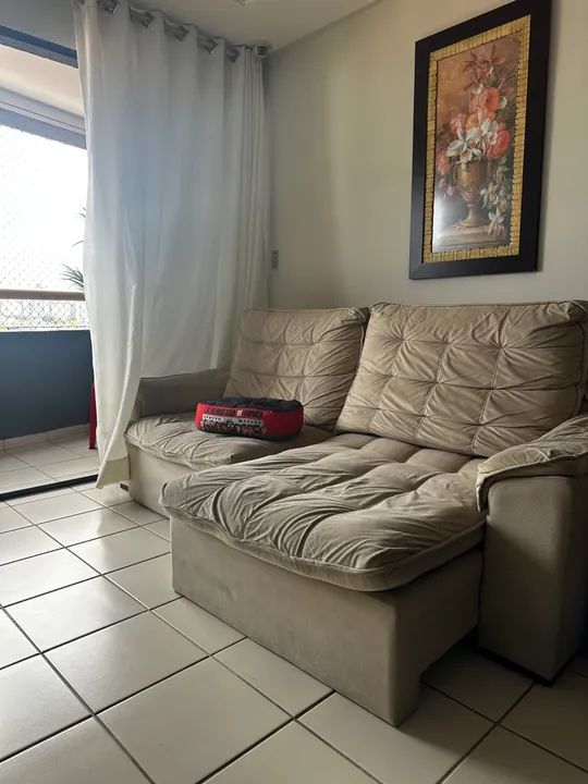 Sofá de Canto 3 Lugares - Usado