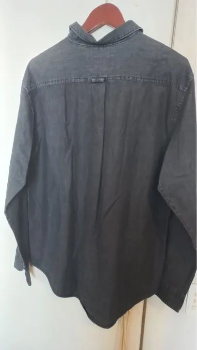Camisa Jeans Masculina Marfinno G