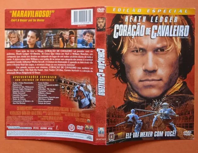 Dvd Coração de Cavaleiro + Honra e Coragem  - Foto 2