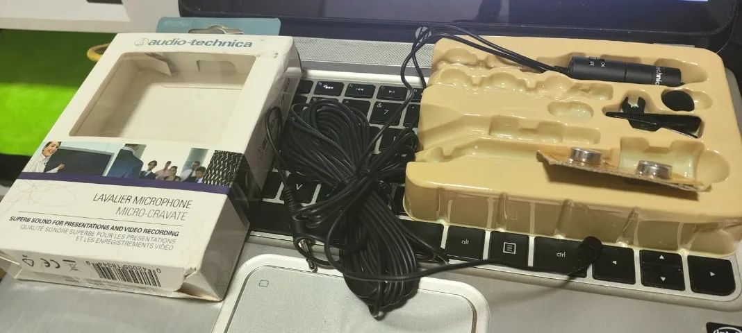 Microfone Lapela Audio-technica Para Entrevistas - Foto 3