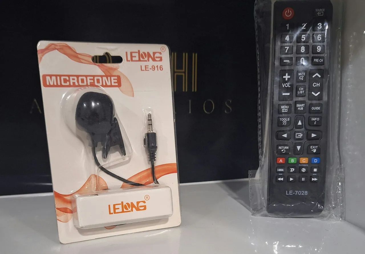2 kits lelong controle e microfone 