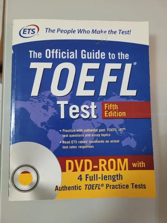 The Official Guide to the TOEFL Test - Quinta Edição (Fifth Edition) - Livro Oficial TOEFL