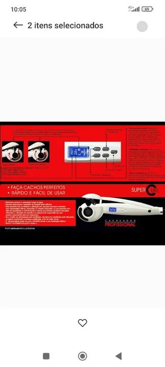 Cacheador de Cabelo Profissional Valérie Hair