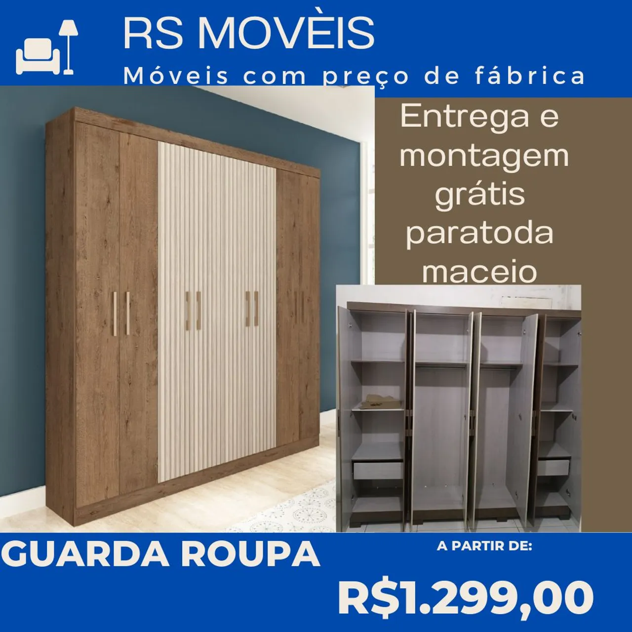 Guarda roupa de casal 