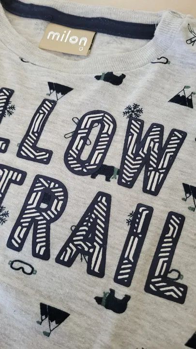 Camisa Infantil Manga Longa -  Milon - Foto 3