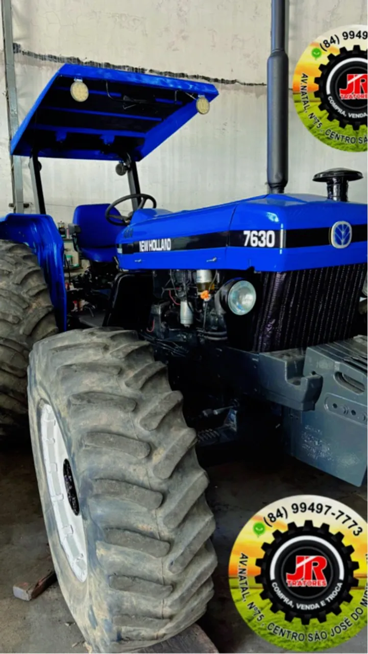 Trator new holland 7630
