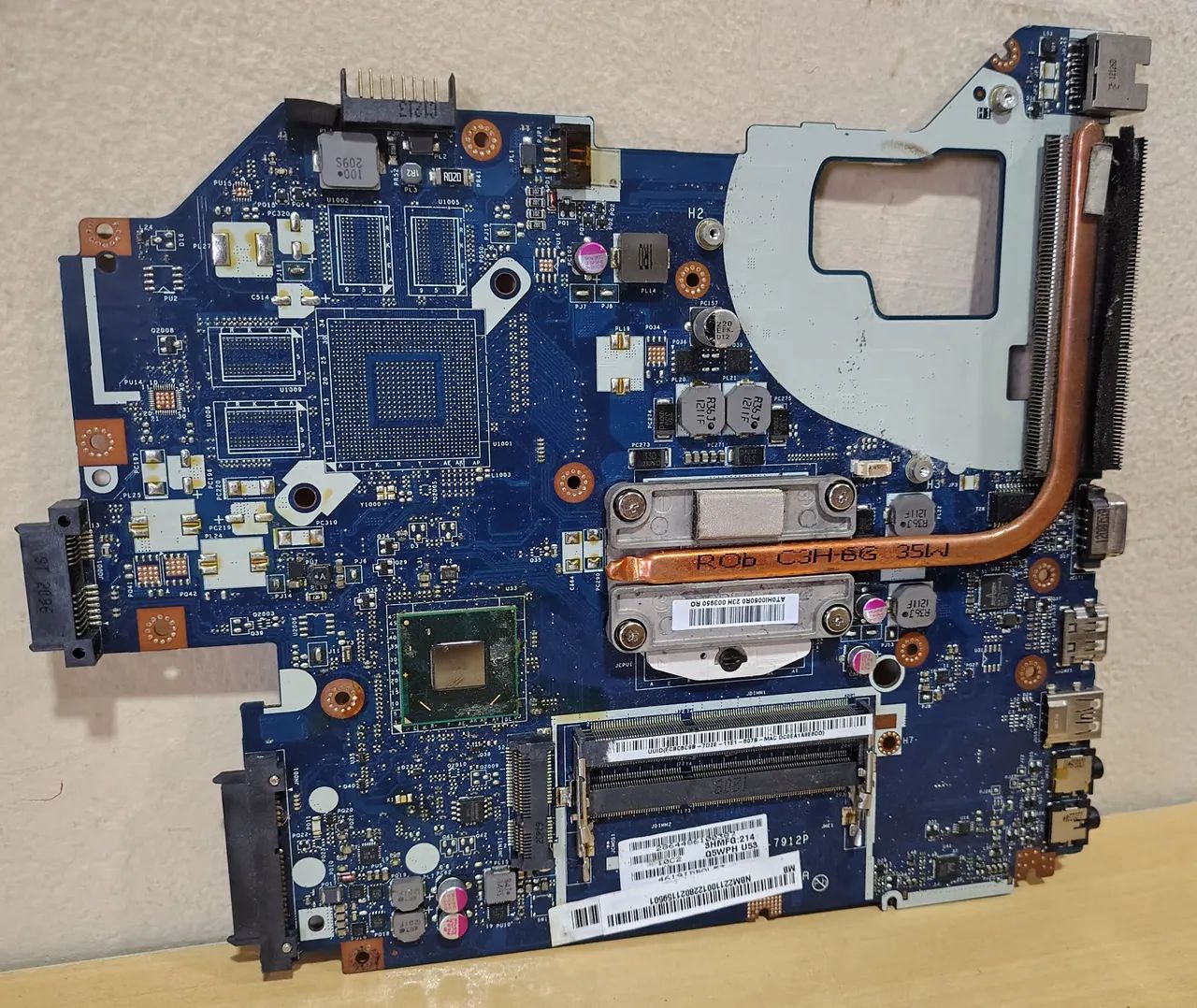 Placa-Mãe Notebook -Para Peças