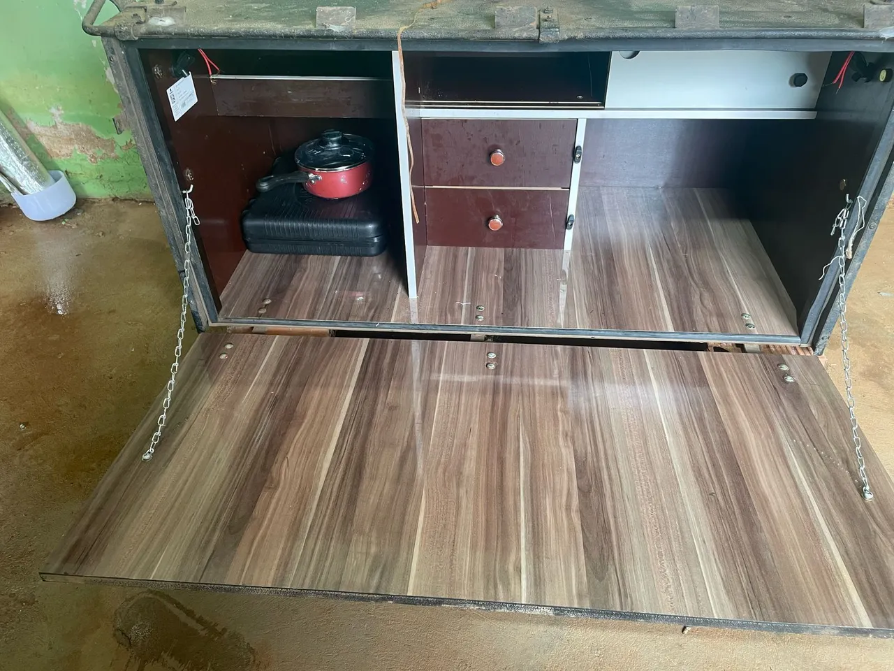 Caixa de cozinha para caminhão 