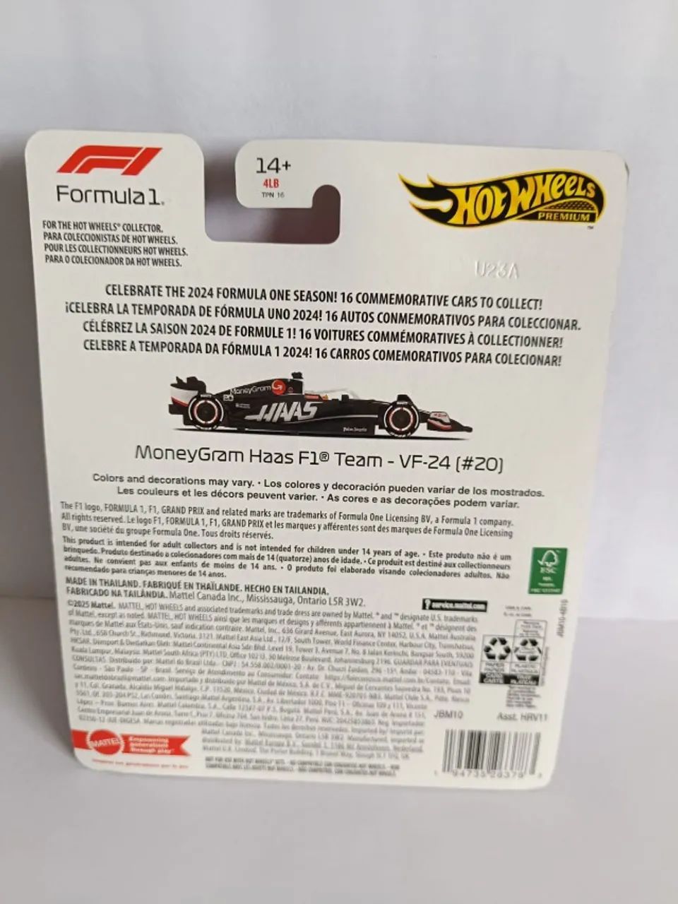 Hot Wheels F1 Haas VF-24 (#20)  - Foto 5