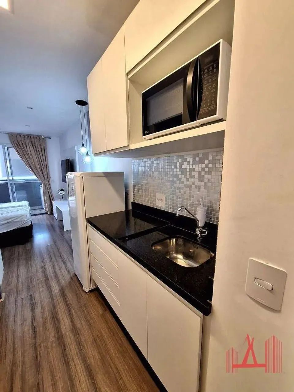 Apartamento Stúdio MOBILIADO para locação com 1 dormitório, com 23 m² - Belém - Foto 2