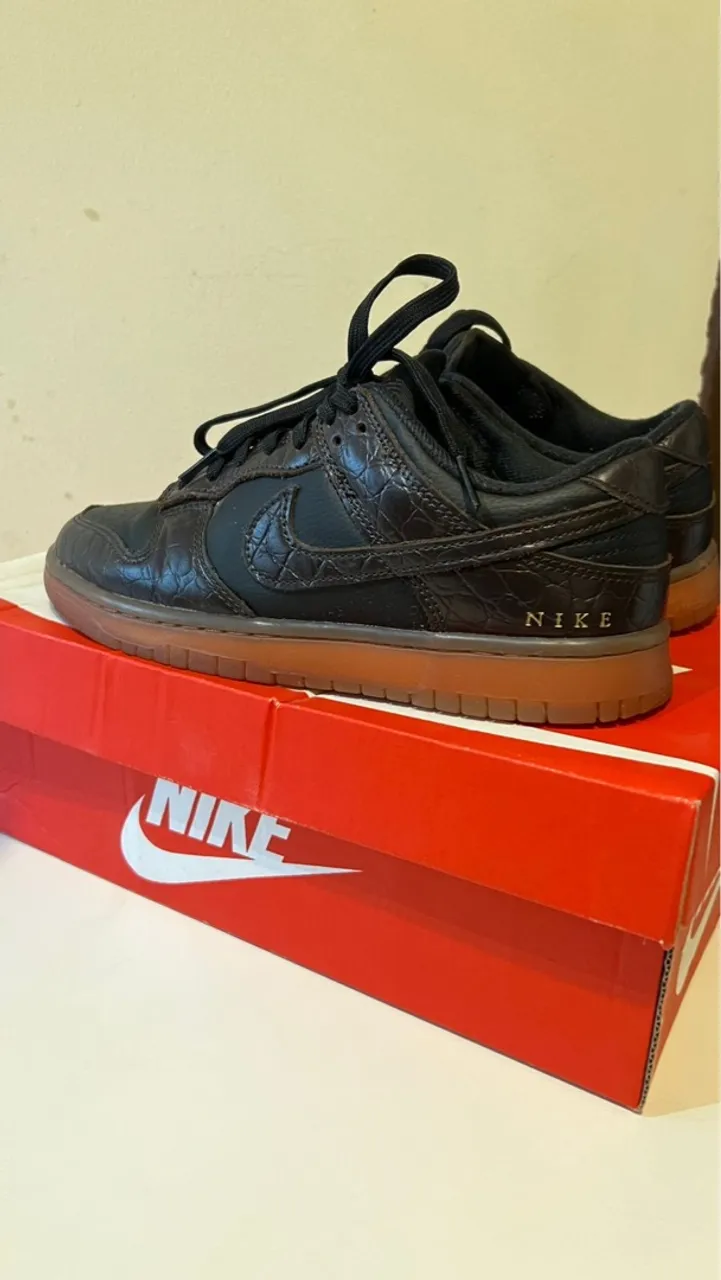 Nike Dunk Low Preto Croco