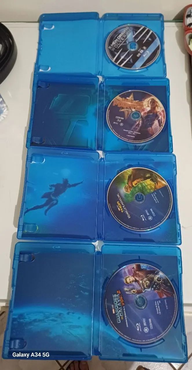 Blu-ray - Capitã Marvel, Thor Ragnarok e Guardiões da Galáxia 2 - Foto 2