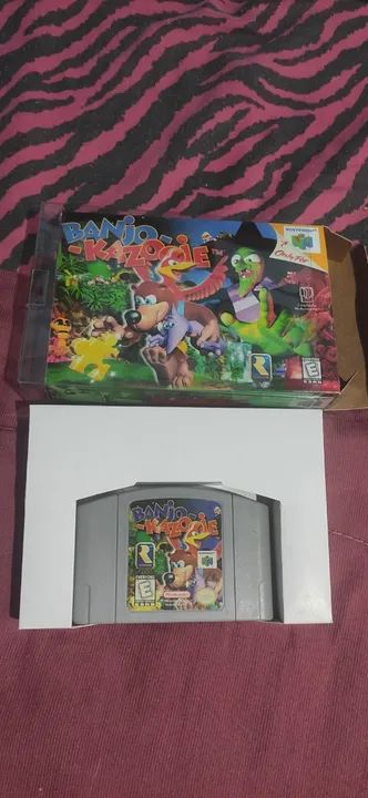 Banjo kazooi N64 original com Caixa replica