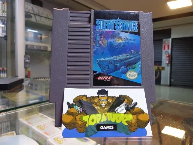 Jogo Silent Service Nes Original Conservado