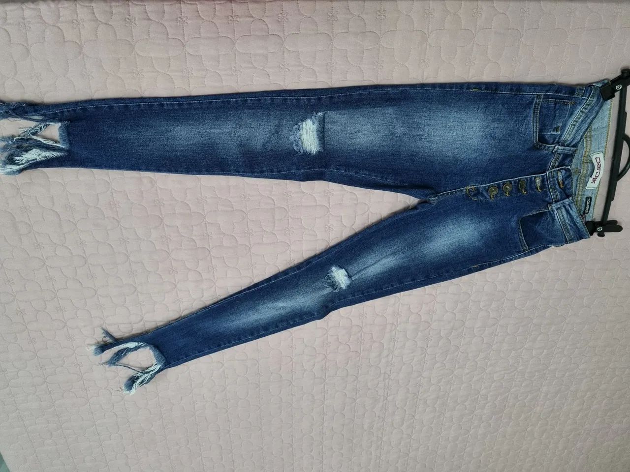 Calça jeans cigarrete Dardak jeans número 40  - Foto 4