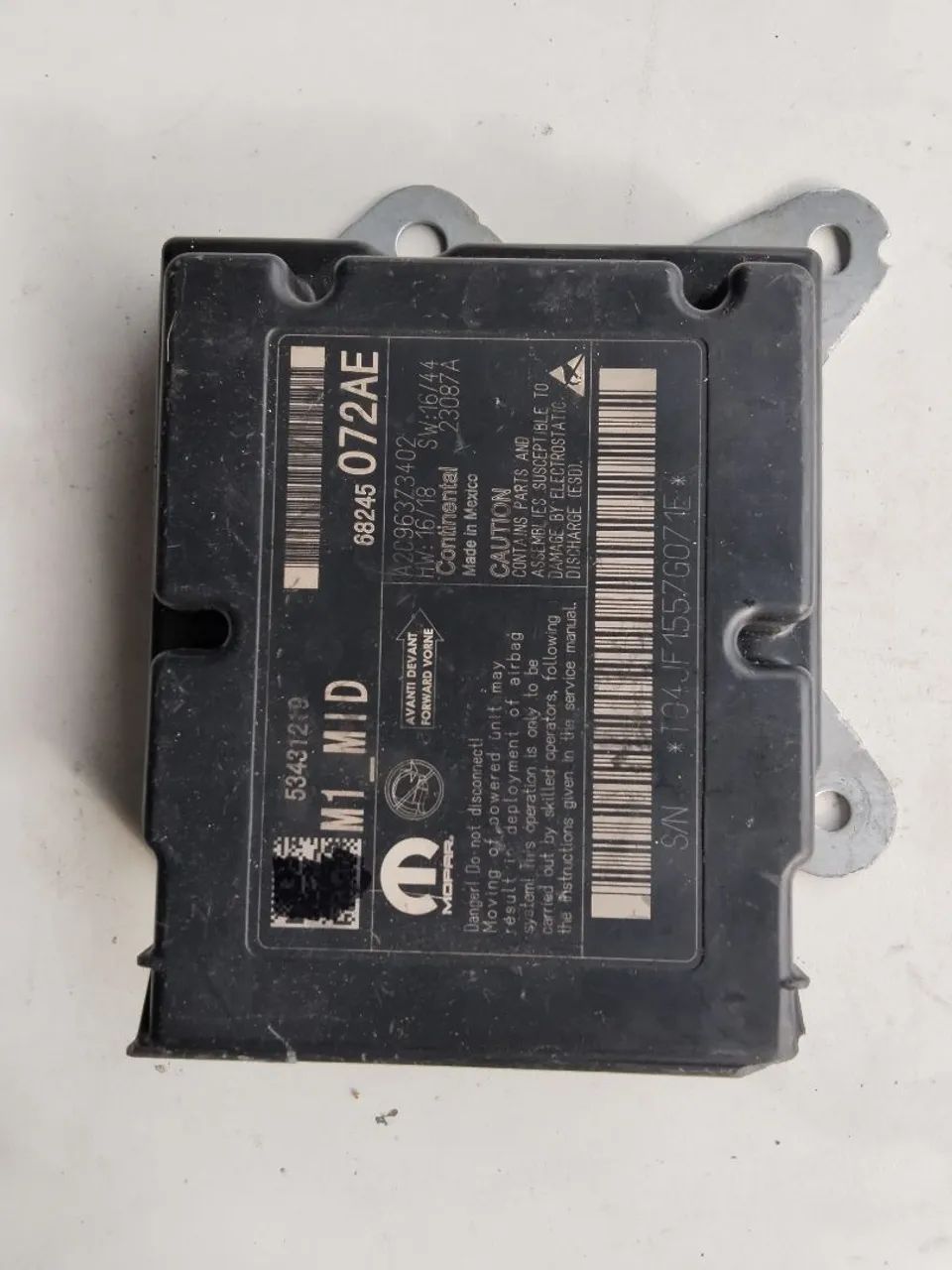 Módulo airbag jeep Compass 68245072ae 