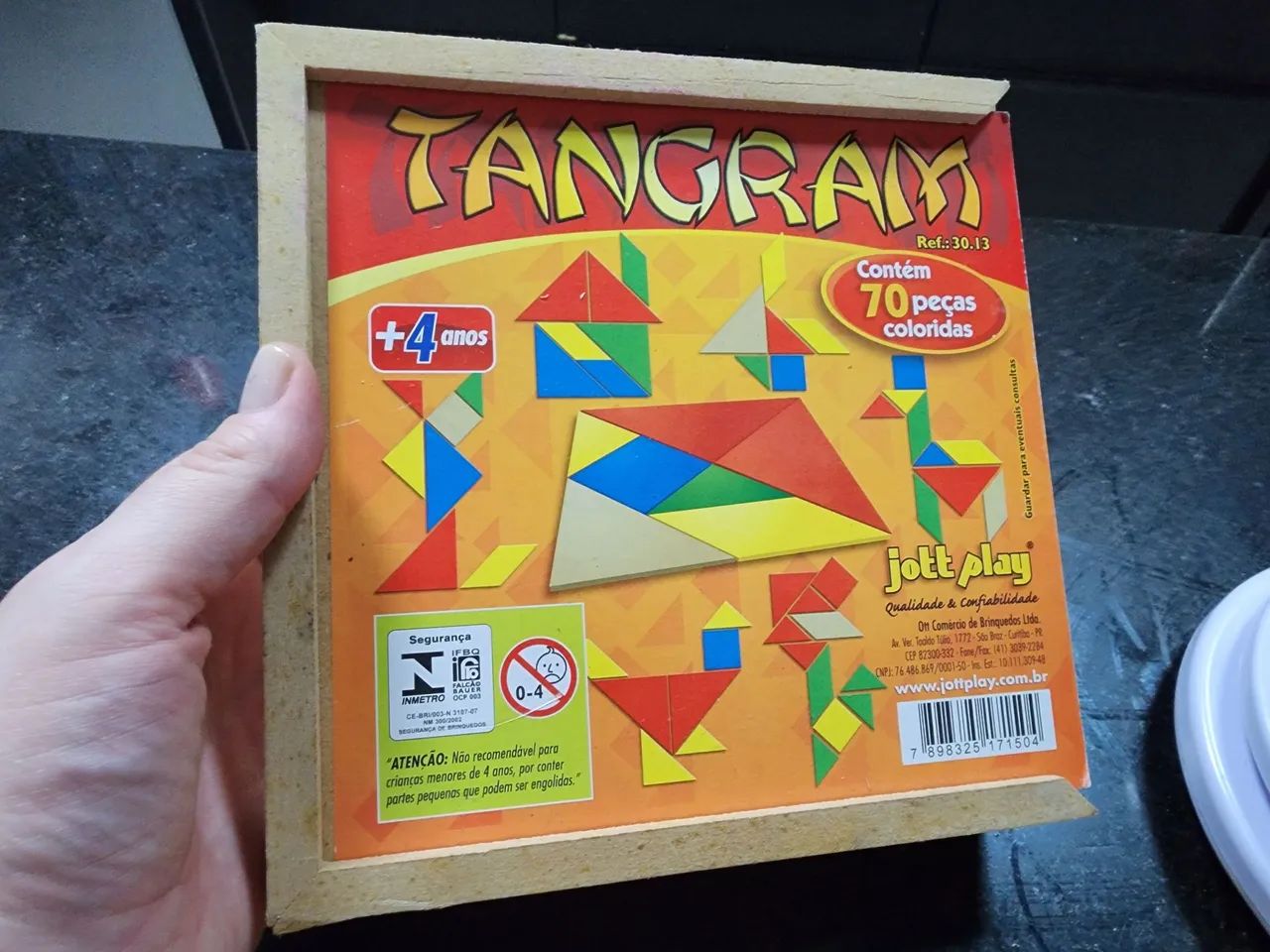 Jogos Torre Inteligente da toc stok e Tangram Jott Play - Foto 2