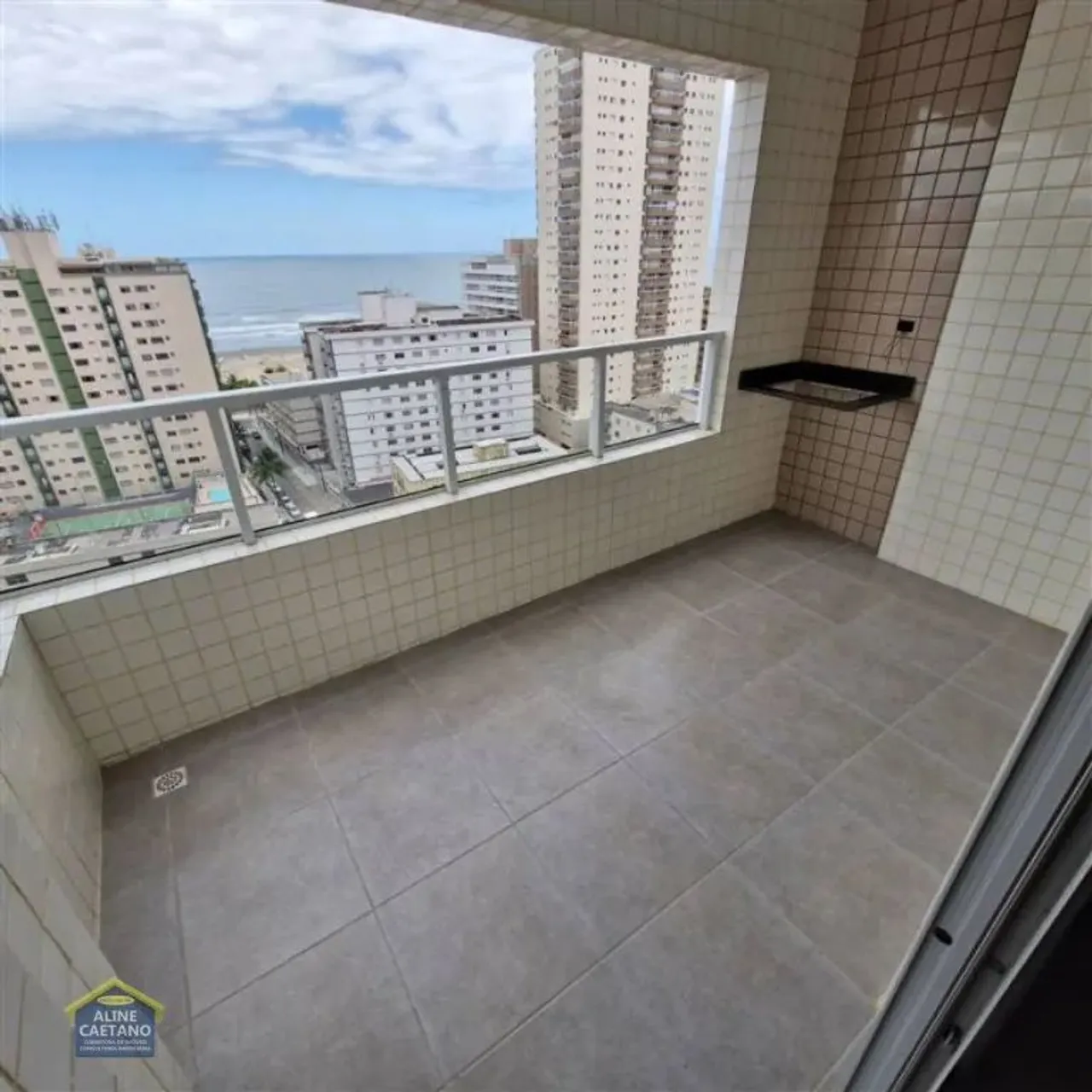 Prédio Novo!! Apto de 01 dorm, lazer completo, Vista Mar!