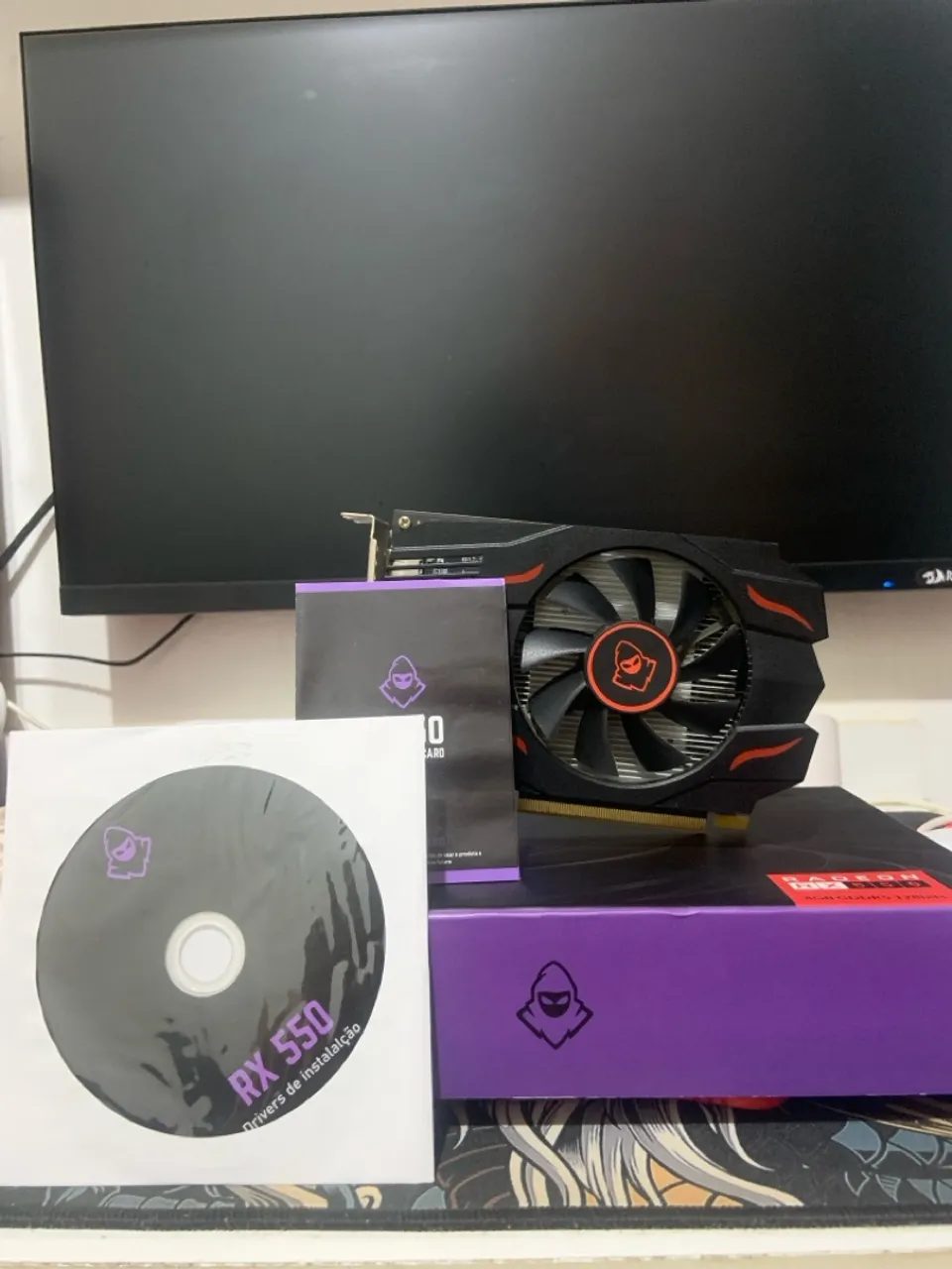 Placa de Video Mancer Radeon RX 550 4Gb GDDr5 128-bit