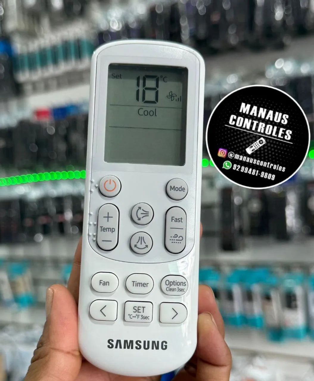 Controle para Ar condicionado Samsung 
