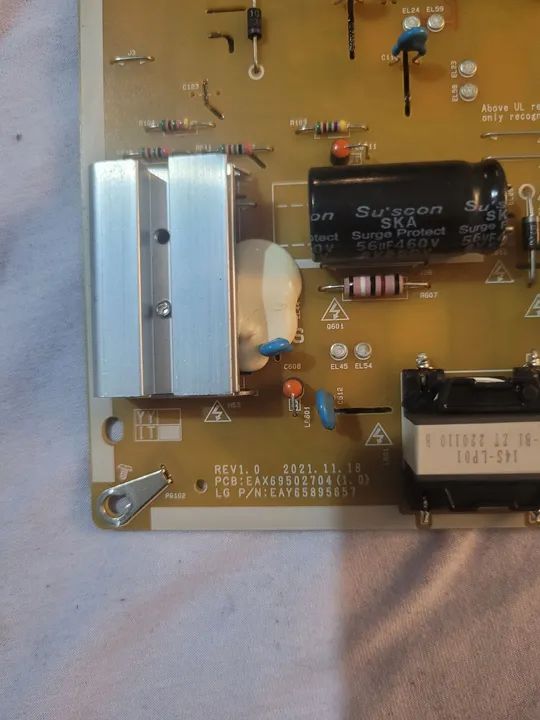 Placa fonte tv lg 50uq8050 eax69502704(1.0) funcionando perfeitamente.  - Foto 2