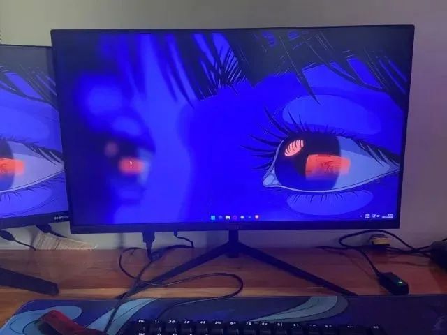 2 monitores  Samsung T350 75HZ, Monitor Pichau 165Hz IPS - Foto 2