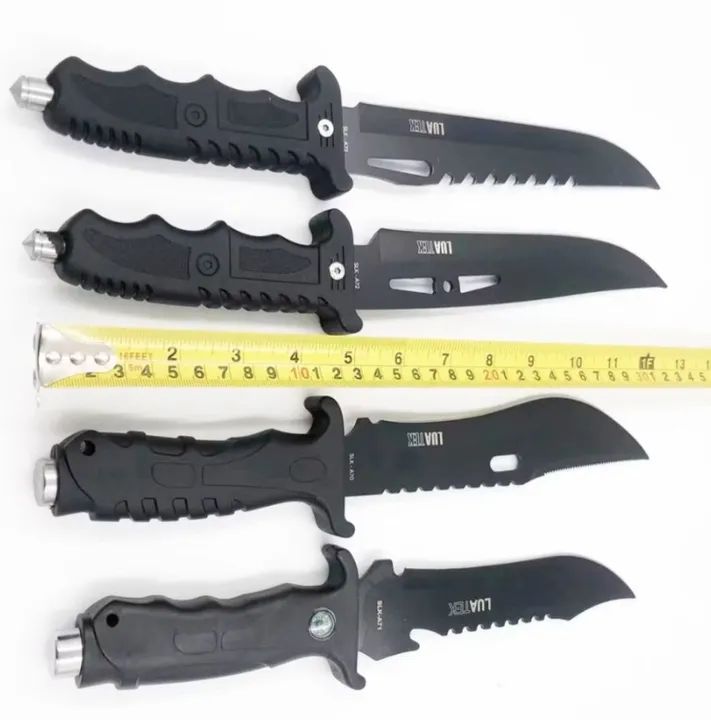 FACAS TÁTICAS LÂMINA NEGRA 