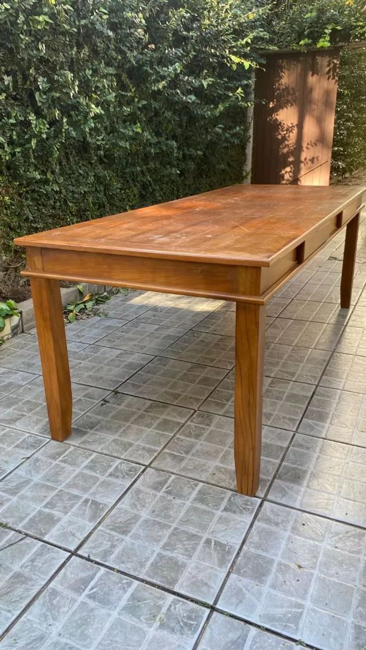 Mesa de Jantar com 9 Cadeiras em Peroba Maciça  - Foto 3