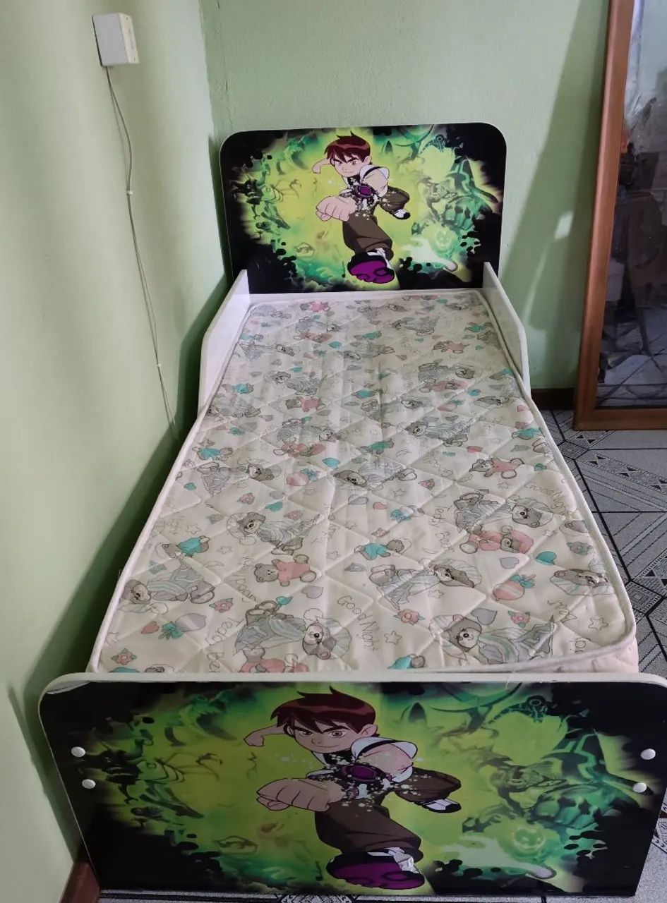 CAMA INFANTIL COM COLCHÃO 