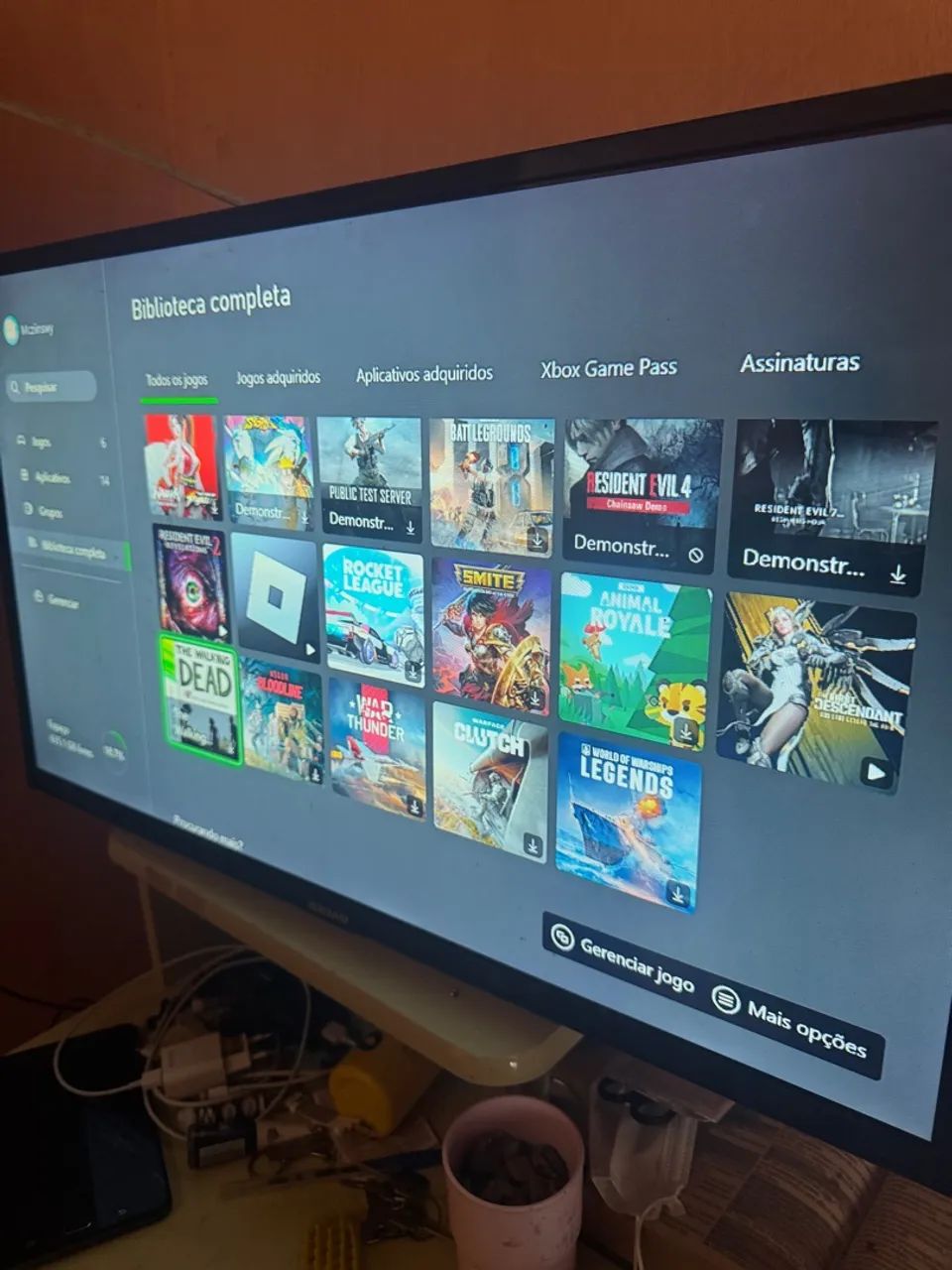 Xbox one S 1TB + 35 jogos - 6 meses de garantia  - Foto 6