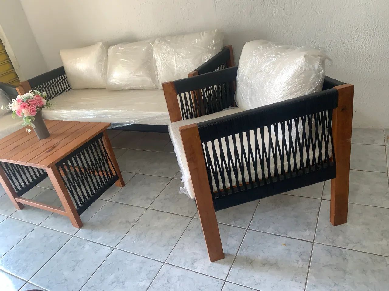 Conjunto de varanda sofá e poltronas - Foto 3