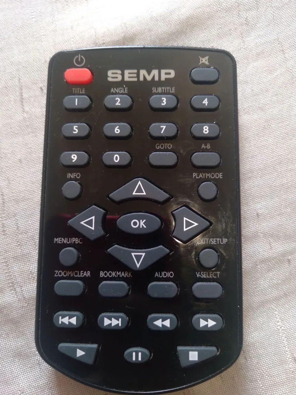 CONTROLE REMOTO SEMP DVD 3170