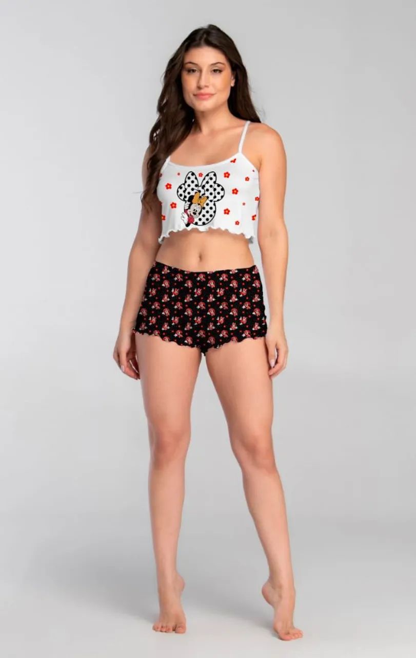 Conjunto de Pijama Lilo e Stitch - Tamanho P - Foto 5