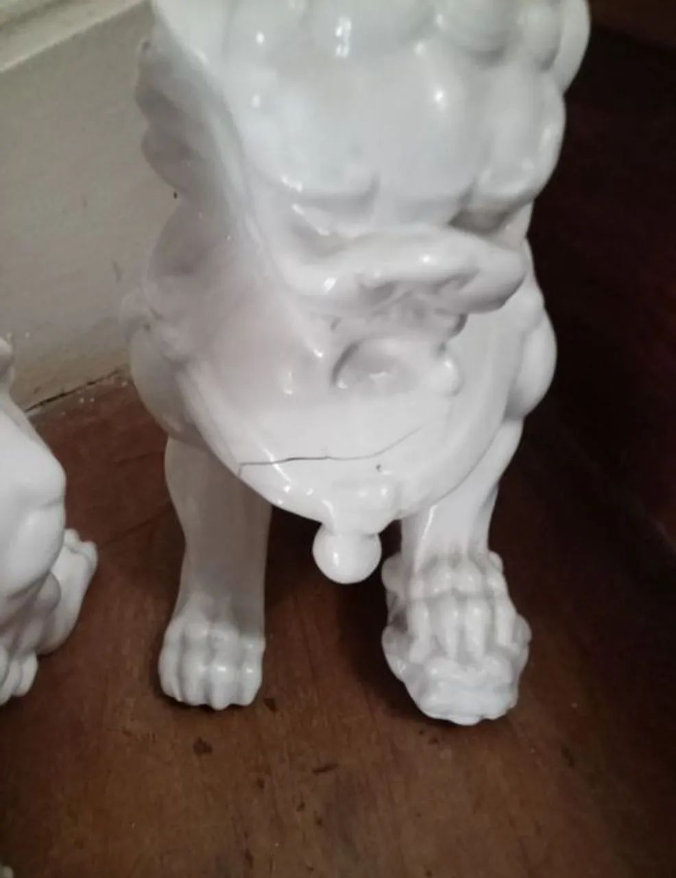 Par Estatuetas de Leão Chinês - Decoração Oriental - Foto 4