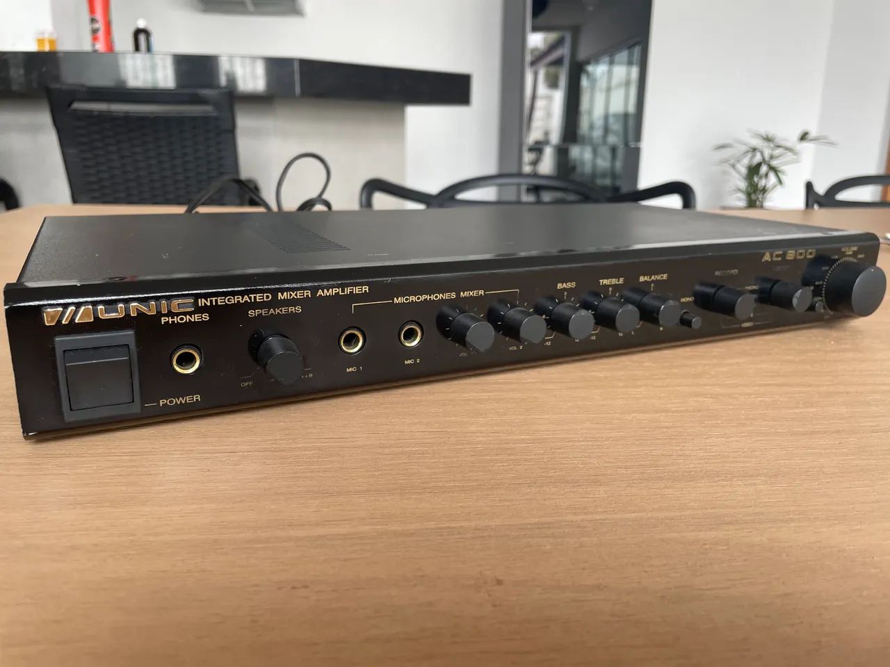 Amplificador mixer pré único ac 800 - Foto 2