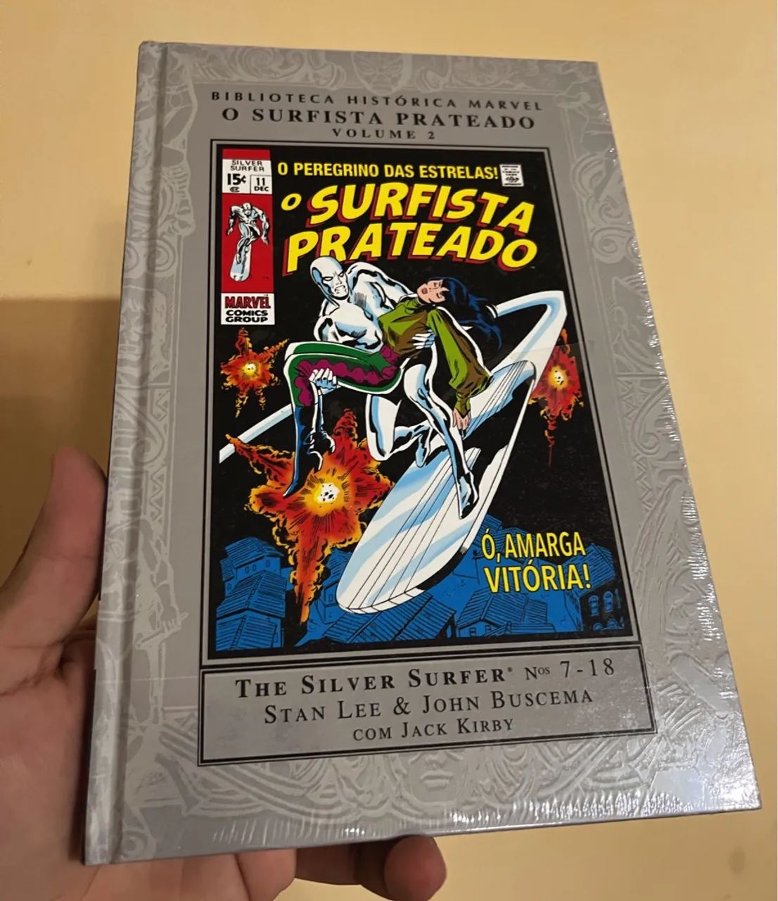 Surfista prateado biblioteca histórica Marvel completa e lacradas, volume 1 e 2  - Foto 3