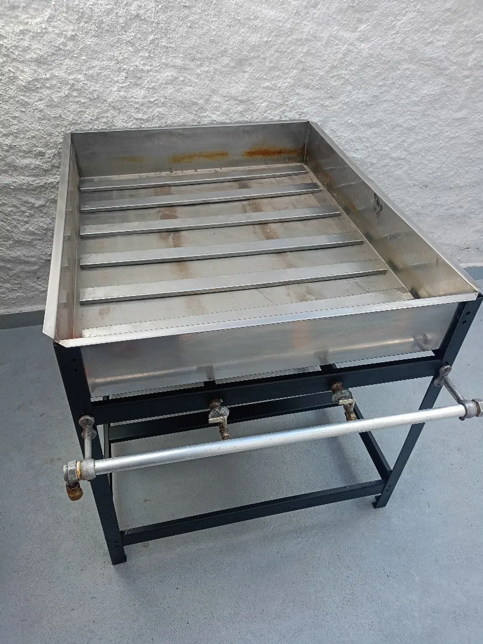 Fogão banho Maria cuba em aço inox Metalmaq