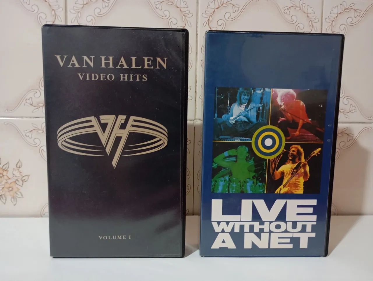 Combo VHS Clips/Show Banda Van Halen - Originais