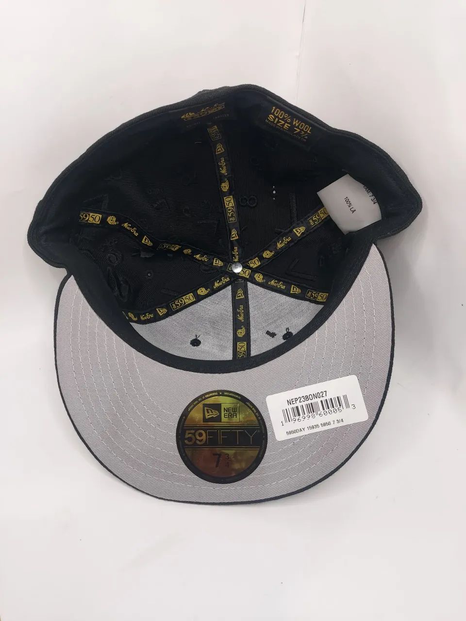 Boné New era - All Black- 59fiftyday - 59fifty  - 7 3/4 - Foto 4