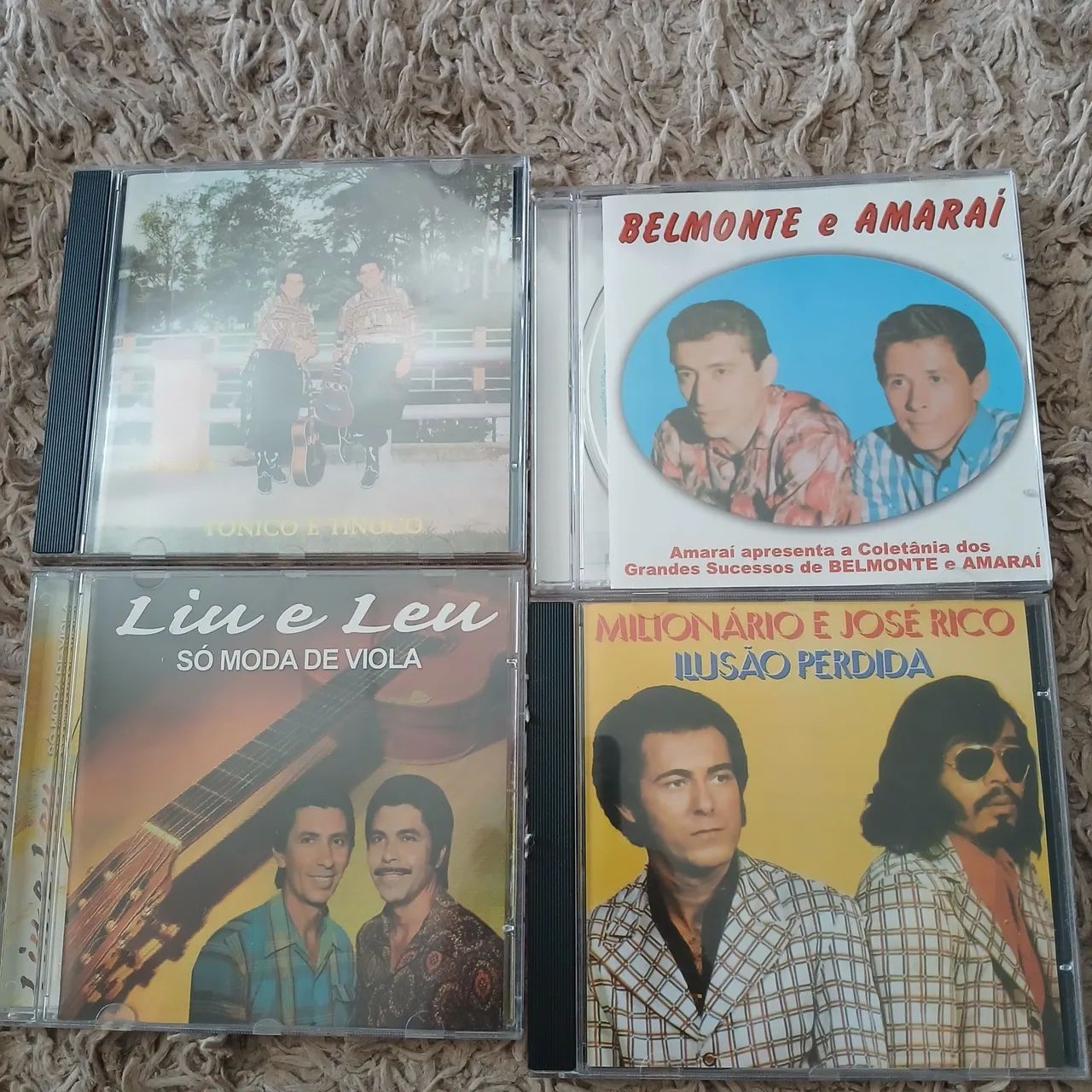 Cds de musica sertanejo 04 unidades 