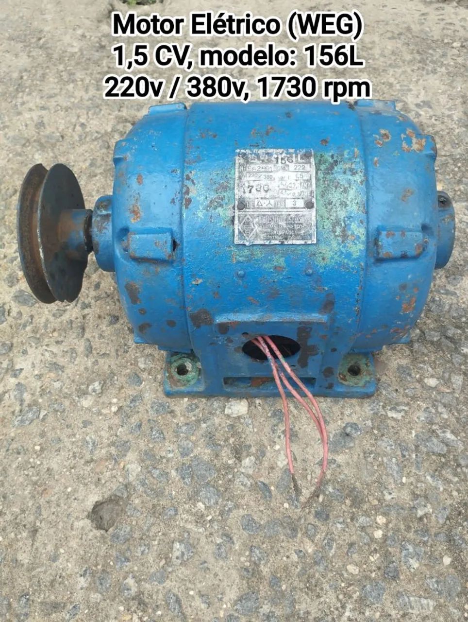 Motor Elétrico 1,5 CV Trifásico 