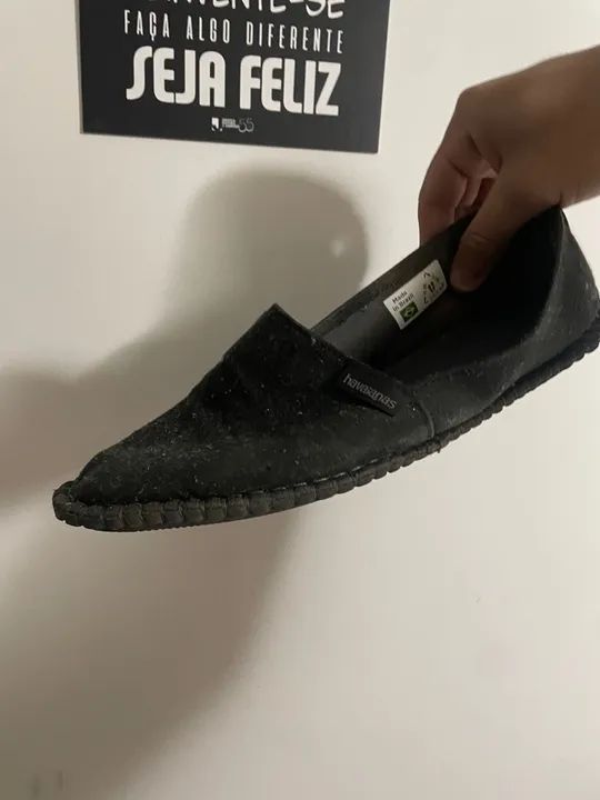 Chinelos Alpargate Havaianas Preto