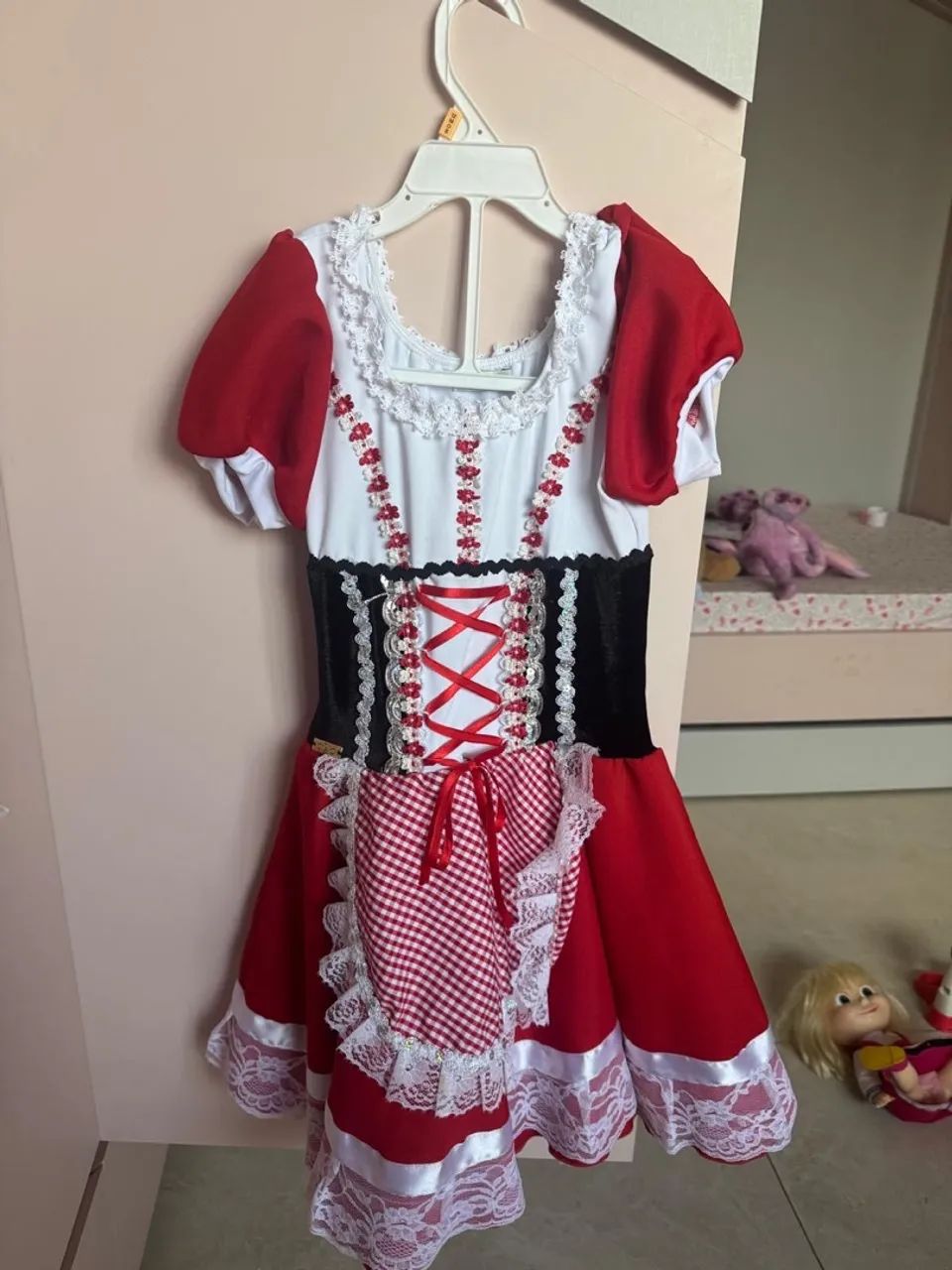 Fantasia Chapeuzinho Vermelho Infantil - Foto 3