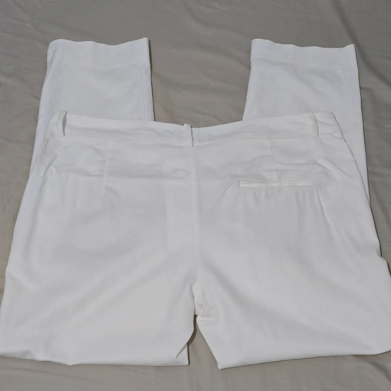 Zara Basics Calça Social Feminina Branca- USADO  - Foto 4