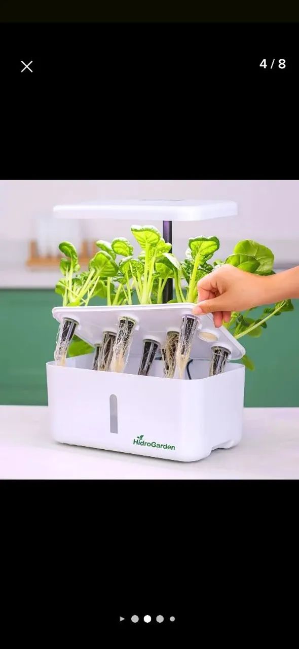 Kit orta inteligente + sementes com alto irrigação e iluminação led  - Foto 3