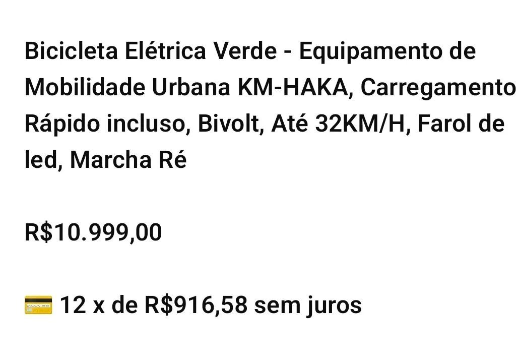 Scooter elétrica zero ainda na caixa  não precisa de habilitação!! - Foto 10