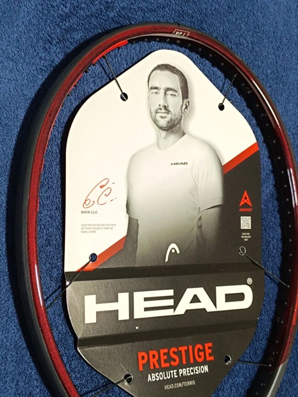 Raquete de Tênis Head Prestige MP L 99" 16*19 300gr L3 - NOVAS. Desconto no par. - Foto 4