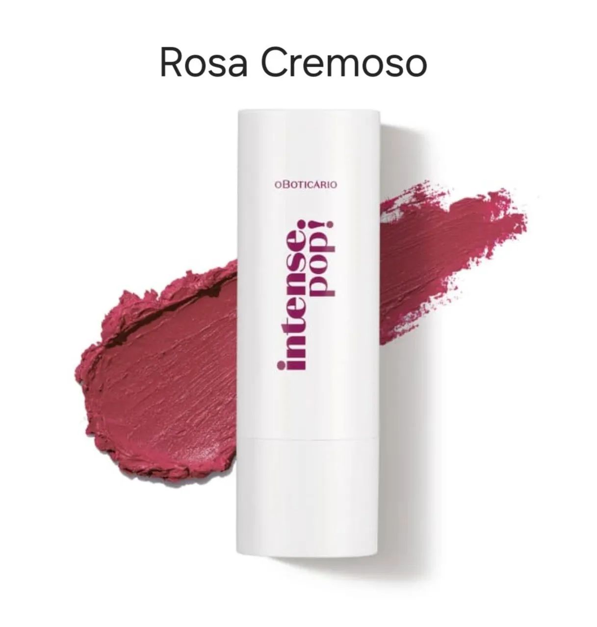 Batom O Boticário/ Rosa Cremoso / Rosa Telha