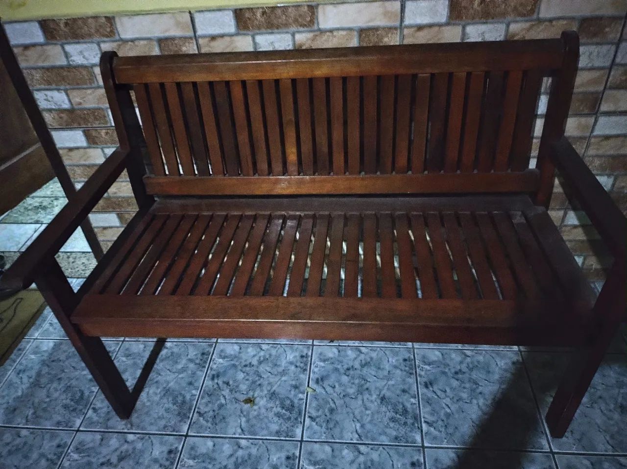 Jogo de bancos para área externa + balanço  - Foto 6