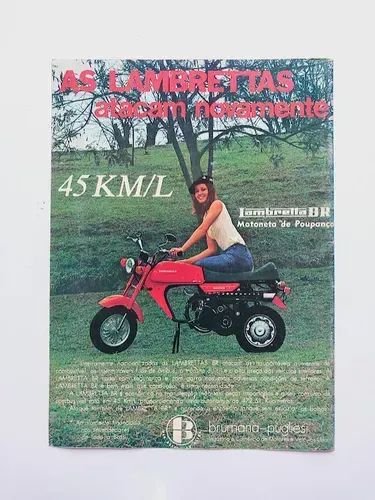 Lambretta BR Brumana-Pugliesi - Propaganda Original de Revista